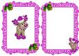 Little Reindeer in Pink with Holly A5 Insert