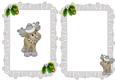 Little Reindeer in Silver with Holly A5 Insert