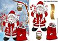 Santa with Lots of Goodies for Christmas in the Snow