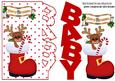 Rudey in Santa Boot Over the Edge for Baby