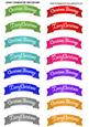Scroll Banners, Merry Christmas! Christmas Blessings