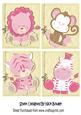 Four Little Toppers of Sleepy Jungle Babies