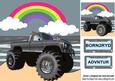 Silver Monster Truck on the Beach Born2ryd 8x8