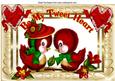 Be My Tweet-heart, My Little Bird, with Lace Hearts A4