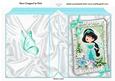 Pretty Princess with Butterflies and Flowers Folded Book