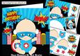 Super Baby Dressed as Captain America8x8 Mini Kit