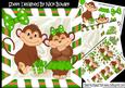 Monkey Love, Kisses and Cuddles, Be Mine, Green Kit