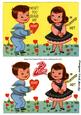 Won't You Share My Heart! Vintage Boy and Girl