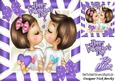 Our First Kiss on Valentines Day! with Purple Heart Bows
