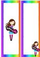 Urban Sk8ter Girl, with Her Skateboard Tall Dl Insert
