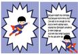 Superhero Boy A5 Insert