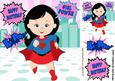 Girl Power! Super Girl, Ka-pow! Girl Power 8x8