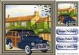 Lovely Cottages with 1948 Blue Woody 8x8