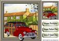 Lovely Cottages with 1948 Red Woody 8x8