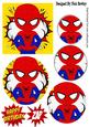 Super Hero Spider Man Oval Pyramids