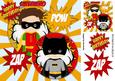Batman & Robin the Dynamic Duo Gold 8x8