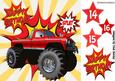 Red Monster Truck! 8x8