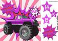Pink Monster Truck! 8x8