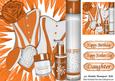 A Night in to Pamper Yourself in Orange Accessories 8x8