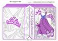 A Fairytale Book of a Purple Sparkle Princess Dress