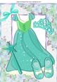 Pretty Turq Sparkle Princess Dress with Tiara A4
