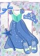 Pretty Blue Sparkle Princess Dress with Tiara A4