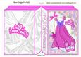 Pretty Pink Princess Dress with Tiara Folded Book