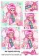 Cute Pink Candy Faerie, with Little Birds Pyramids