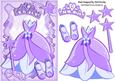 Pretty Lilac Princess Dress with Tiara and Shoes A5