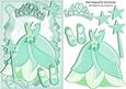 Pretty Turq Princess Dress with Tiara and Shoes