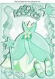 Pretty Turq Princess Dress with Tiara and Shoes A4