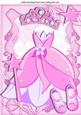 Pretty Pink Princess Dress with Tiara and Shoes A4