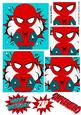 Boom! Zap! Spider Man in Turq Pyramids