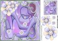 Pretty Purple Shoes with Pretty Posies and Accessories