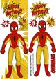 Super Hero, Spiderman Whap (red/gold) Tall Dl