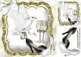Civil Partnership ( Ladies) with Dove and Champagne 8x8