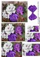 Pretty Lilac & White, Vintage Roses Pyramids