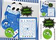 Blue Toony Bingo Board 8x8