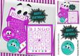 Pink Toony Bingo Board 8x8