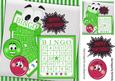 Green Toony Bingo Board 8x8