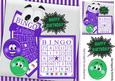 Purple Toony Bingo Board 8x8