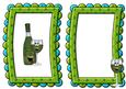 Toony Wine & Glasses in Funky Foam Frame A5 Insert