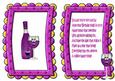 Pink Toony Wine & Glasses in Funky Frame A5 Insert Verse