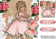 pretty in pink with roses and lace 8x8