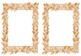 Lovely Card fronts /toppers in brown leaf design