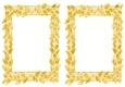 Lovely Card fronts /toppers in gold leaf design