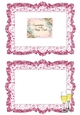 Pretty wedding insert with champagne A5 Insert