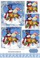 carol singing snowmen with bow pyramids