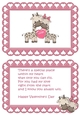 U&ME! Cute pair of Giraffes in heart frame A5 Insert