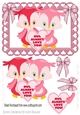 OWL ALWAYS LOVE YOU! Cute owls with bows in heart frame
